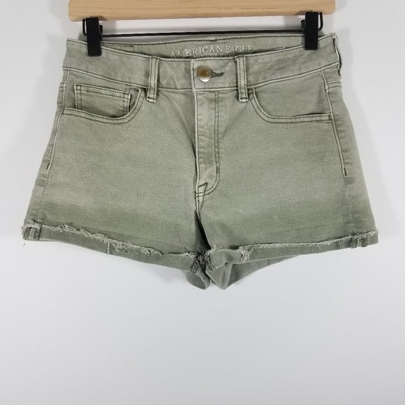 American Eagle Outfitters Pants - American Eagle Hi-Rise Super Stretch Shorts 6